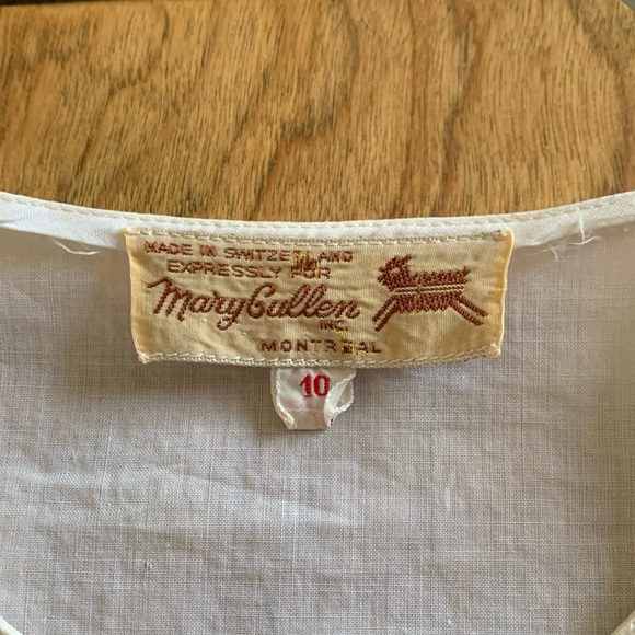 White Vintage 1940s Blouse - Picture 6 of 6